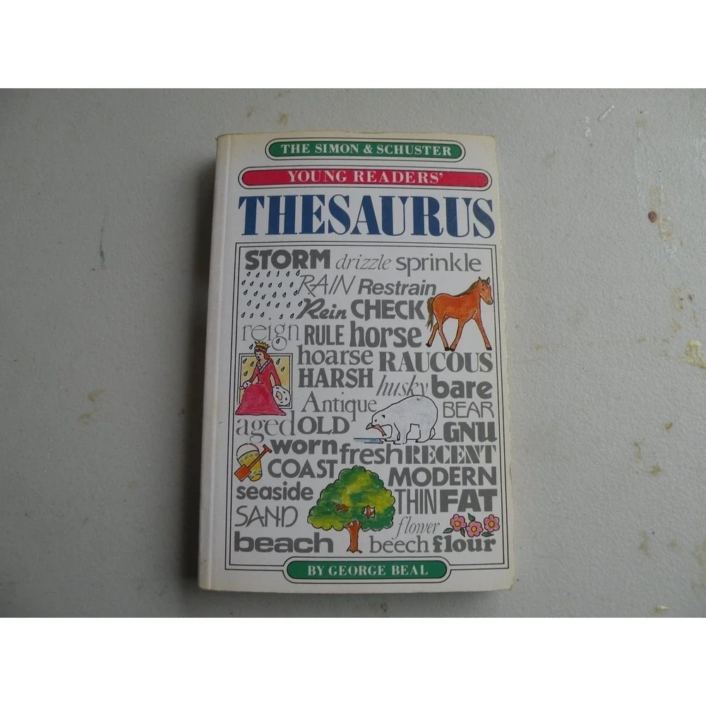 Young Readers' Thesaurus George Beal 1984 First American Edition Simon &
